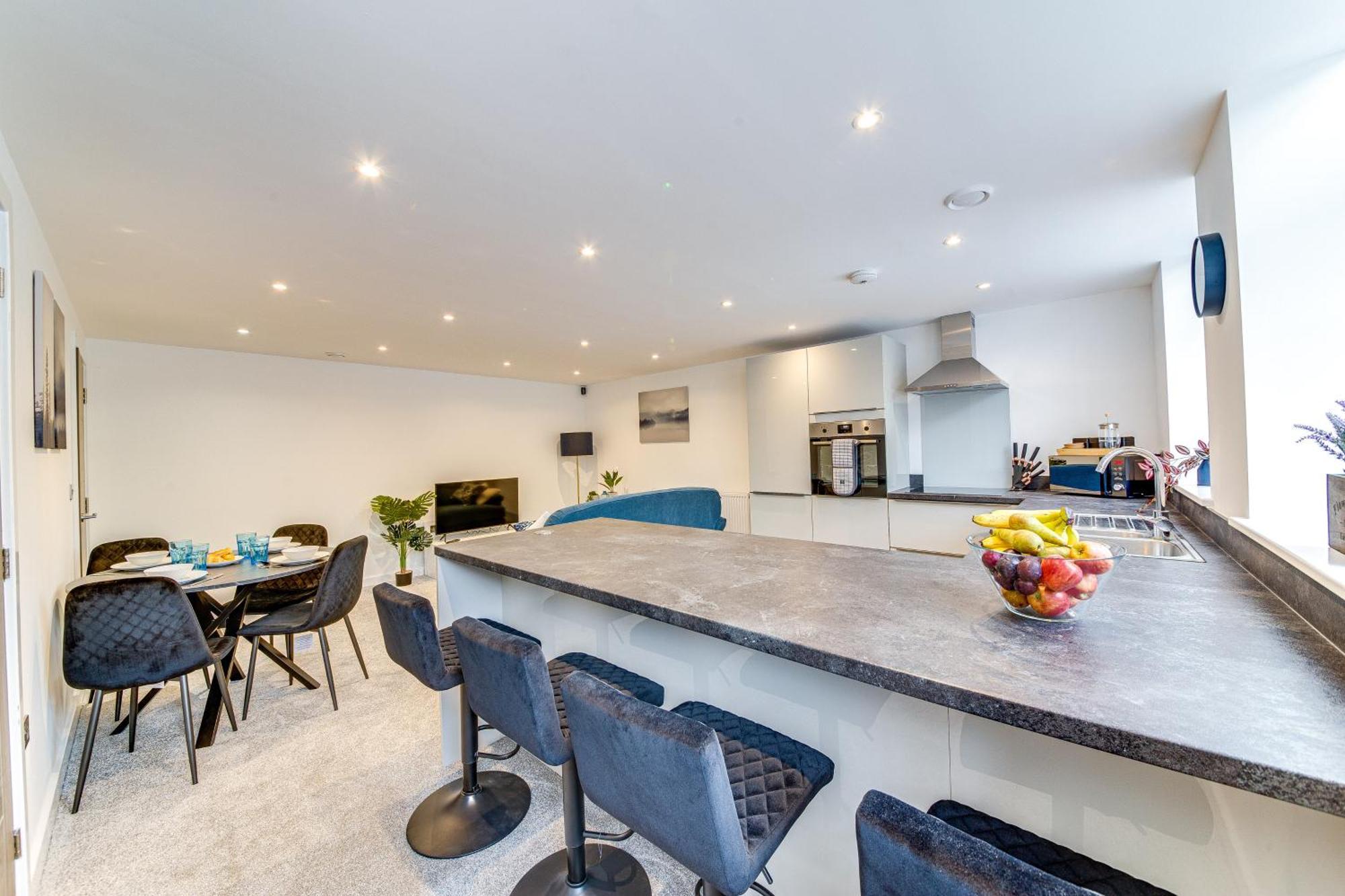 Apartamento Stylish & Contemporary 2-Bed Townhouse - Parking - Wi-Fi - Netflix Worksop Exterior foto